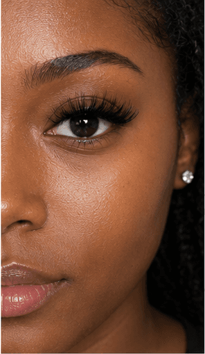 Lash lift and brow detail after appointment